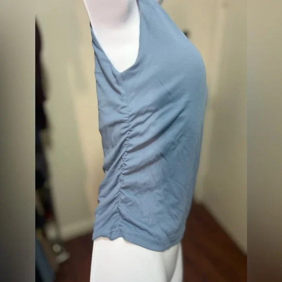 OGL Eco-SkinKiss® Ruched Sides Square Brami Tank Top - Picture 2 of 3